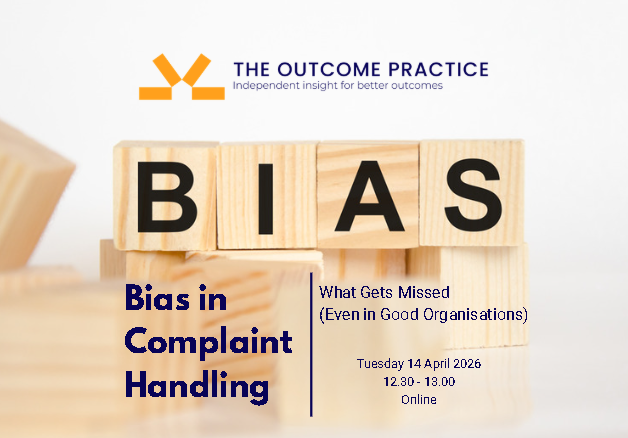 Image of building blocks displaying the word bias and details of the online event